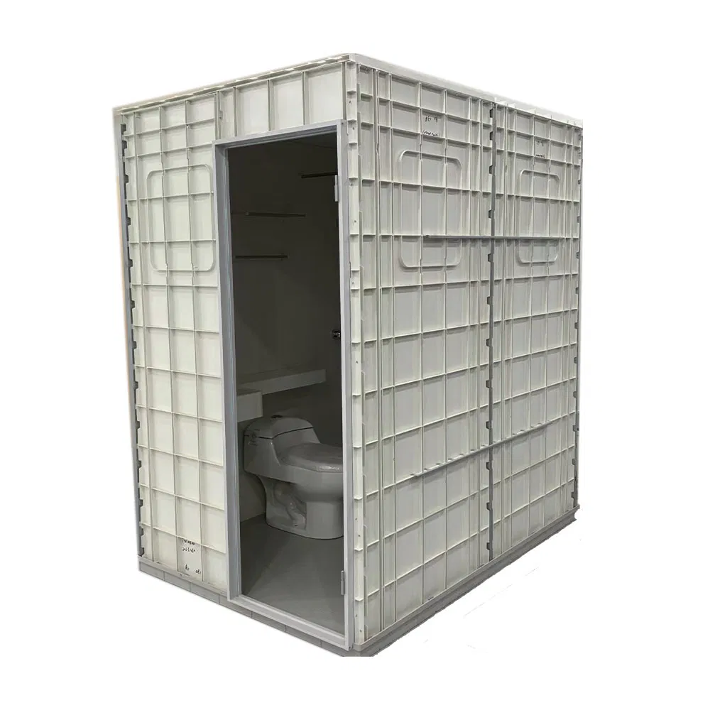 Prefab SMC Bathroom Mobile Shower Room with Luxury Portable Shower Toilet