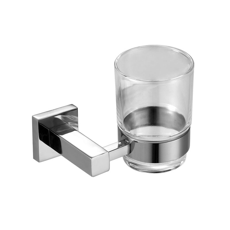 Bathroom Accessories 304 Stainless Steel Toothbrush Holder Tumbler Holder Glass Cup Holder