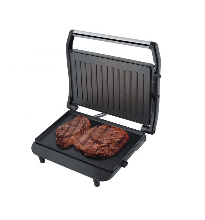4 Slice Electric BBQ Press Panini Grill with Coll-Touch Handle