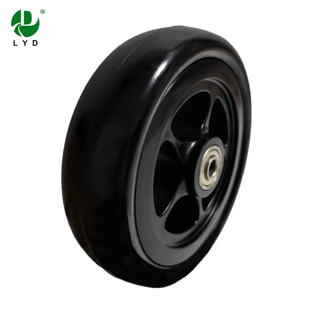 Abrasion-Resistant 80kg Load Capacity 5 Inch Plastic Core Electric Luggage Wheels