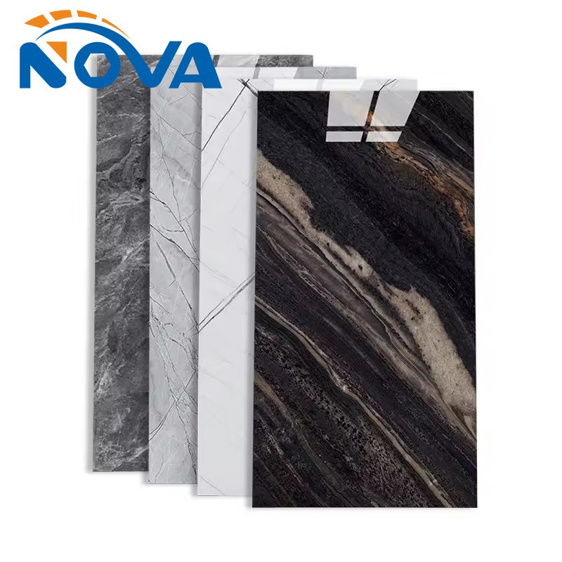 Самоклеящиеся обои-плитка Nova XPE, мрамор, желтый, 30x60 см