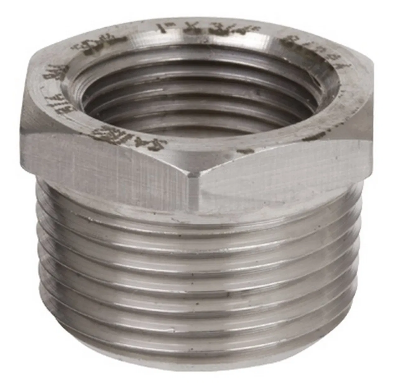 Stainless Steel Hex Reducing Bushing with Internal Thread