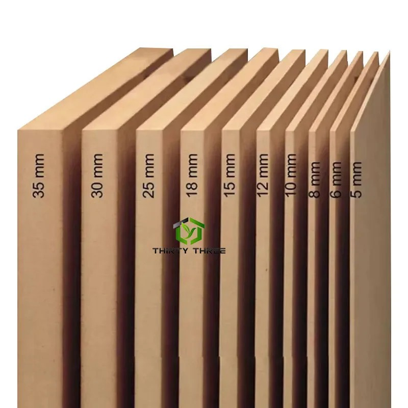 Wood Grain Synchronized Melamine MDF with Natural Recon Rosewood Veneer