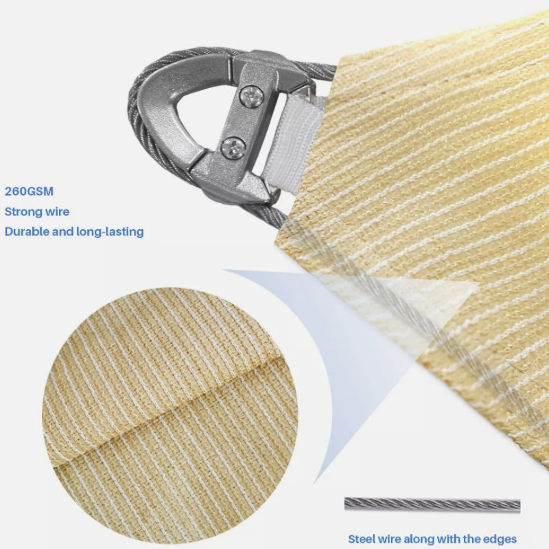 Stylish Outdoor Courtyard Sunshade Sail for Ultimate Shade