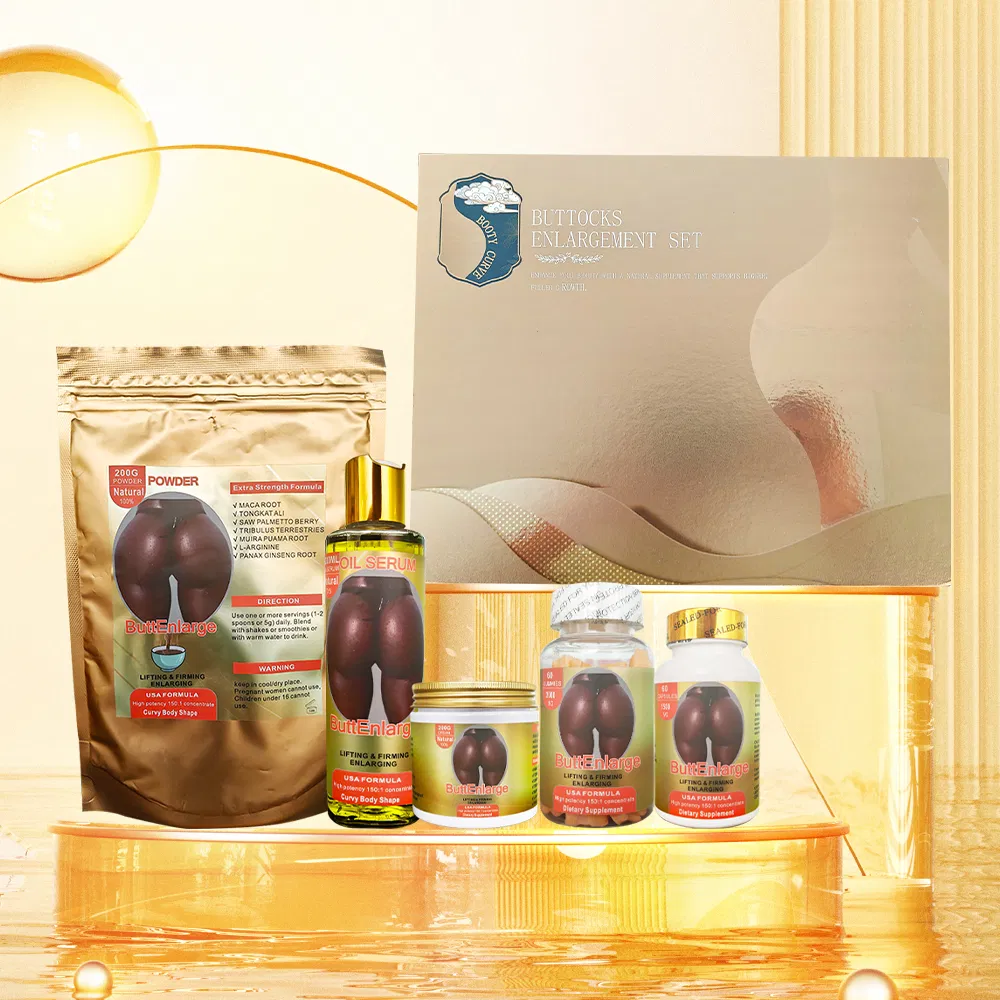 Private Brand Butts Enlargement Capsule Big Butt Hip Enlargement Cream Butt and HIPS Enlargement Set