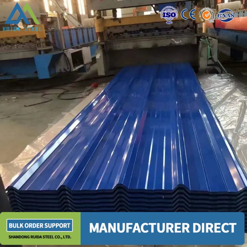 Premium Cold Rolled Zinc Coated 22 Gauge Steel Roofing Sheets