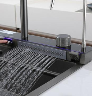 New Design Multifunctional Digital Stainless Steel Kitchen Sink with Faucet Cup Washer