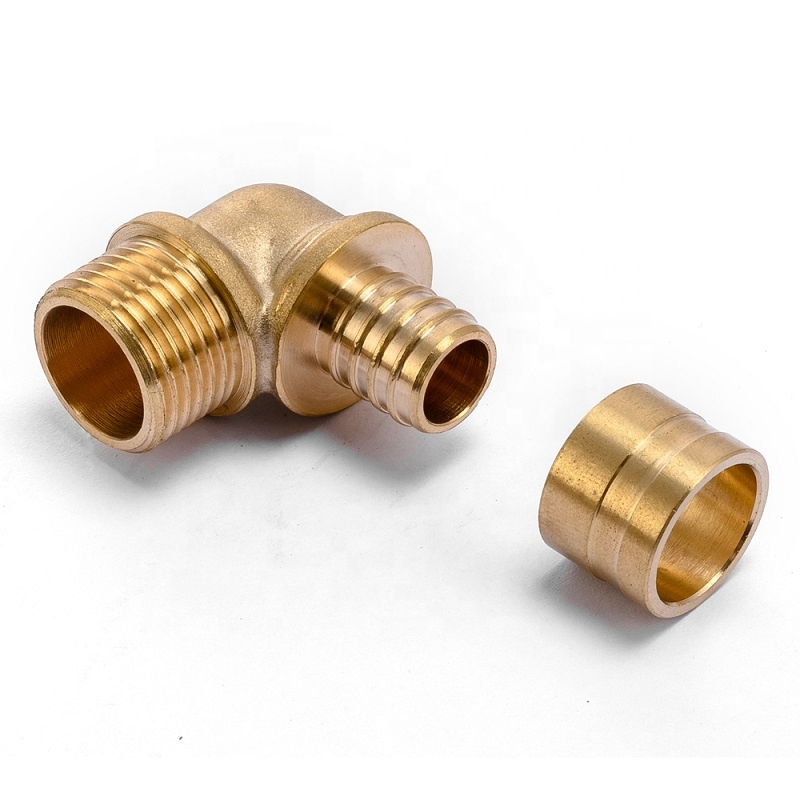 Reducing Male Copper Press Fitting Brass Sliding Crimp Fitting with Union