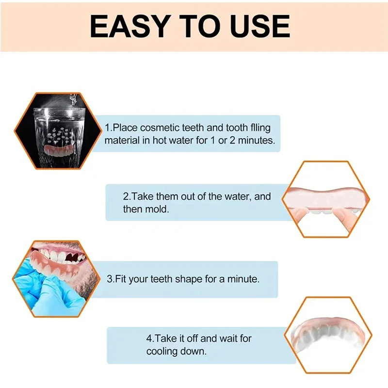 2025 Supplements New Products Soft Denture Pad for Teeth Decoration and Whitening