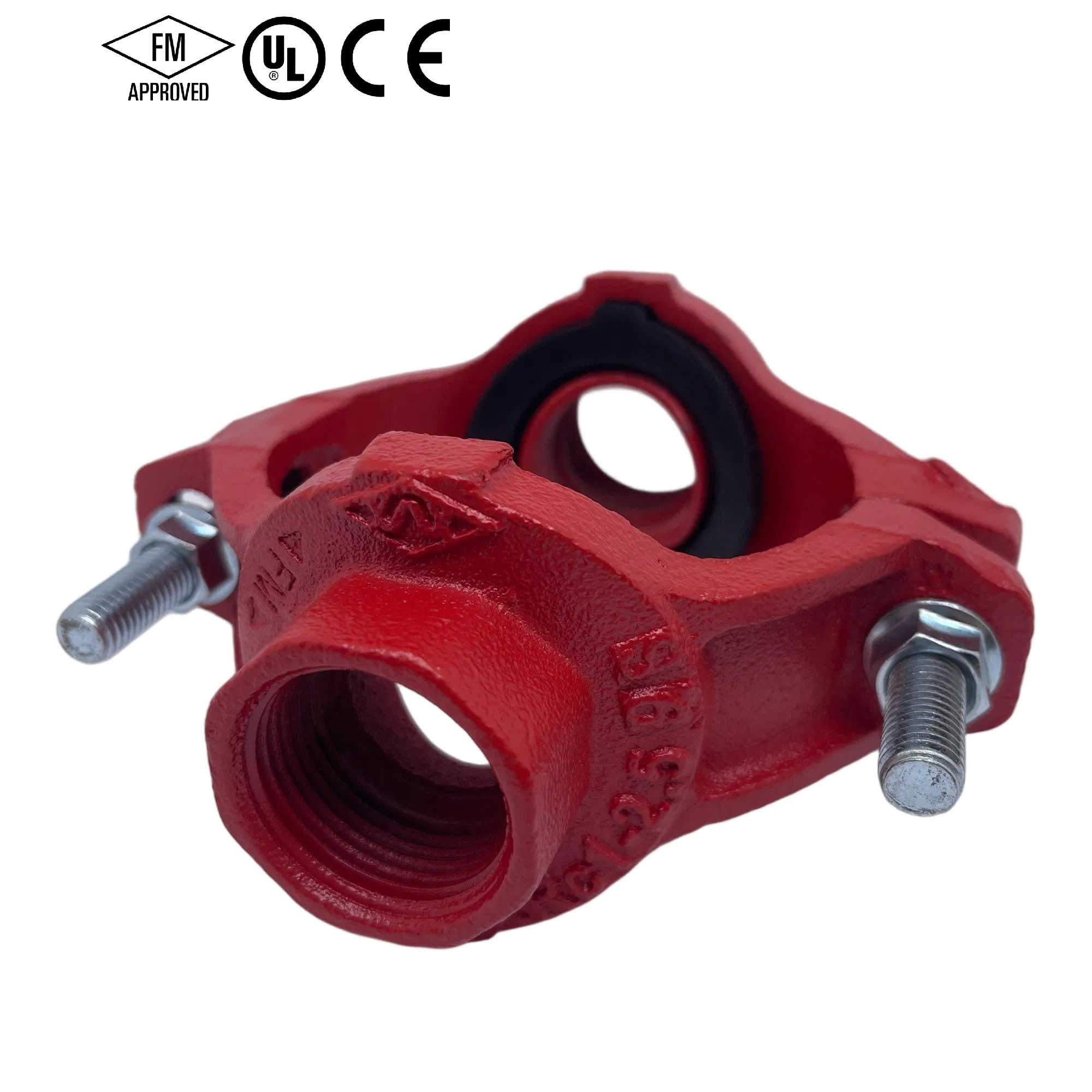 FM/UL Long Lasting Grooved Pipe Fitting for Fire Protection with Anti-Rust Coating