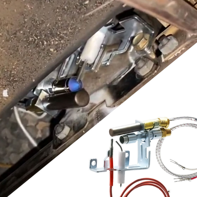 Gas Log Ods Pilot Assembly with Thermostat Control System