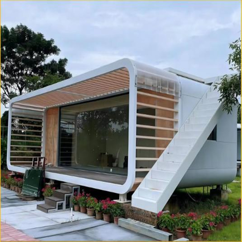 Outdoor Prefabricated Space Capsule Sleeping Glamping Pod House Casa Container Apple Cabin