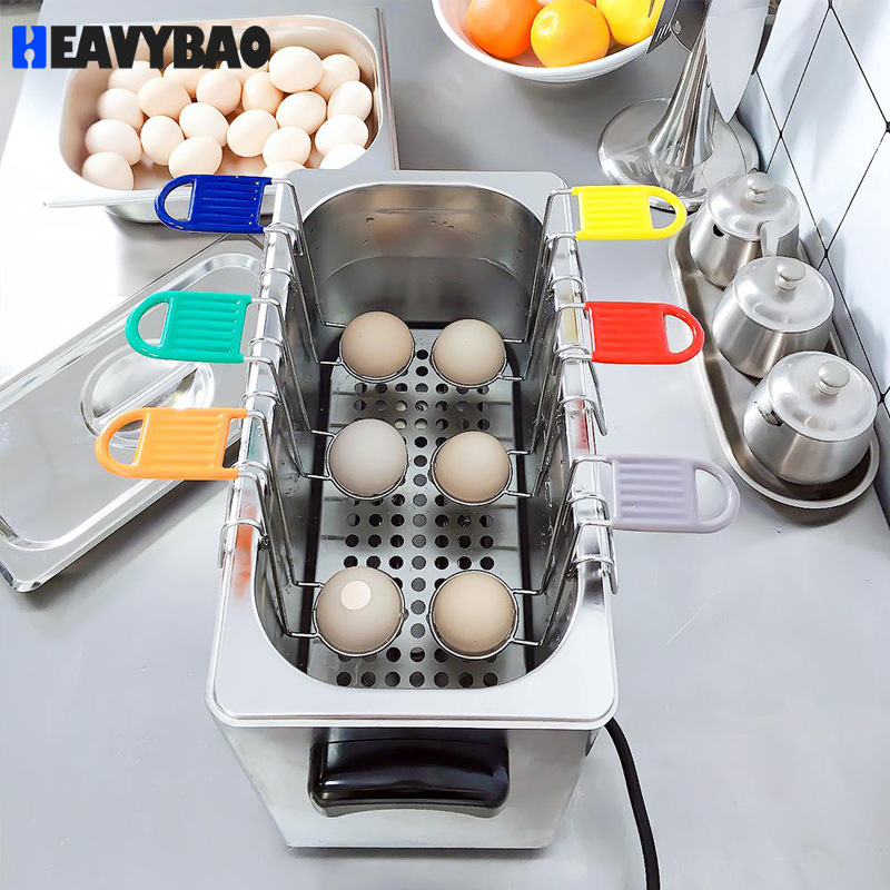 Heavybao Professional Kitchen Appliance Electric Stainless Steel Mini Egg Boiler Cooker Bolier