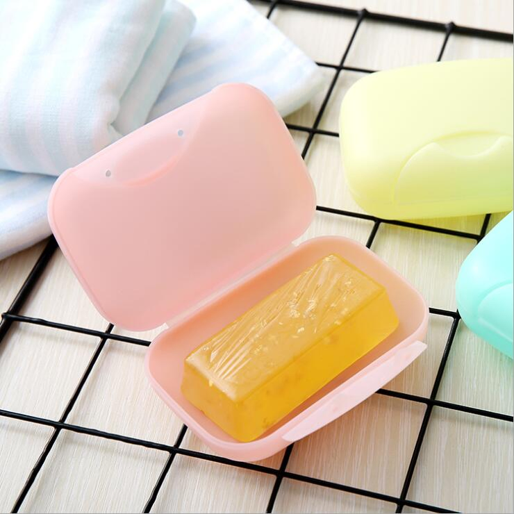 Portable Plastic Travel Soap Container Case Box Holder