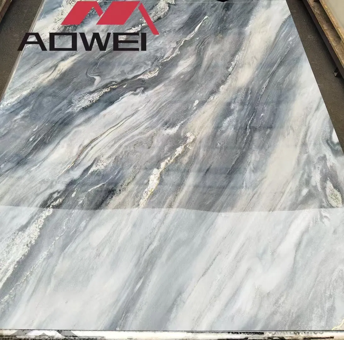 Premium High Gloss 3D Marble PVC Sheets for Elegant Interiors