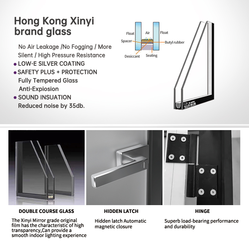 Eehe Energy Left Swing Exterior Door with Luxury Hinged CE