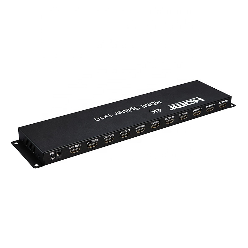 10 Port 4K HDMI Splitter 1X10 V1.4 HDMI Splitter 1 in 10 out with EDID