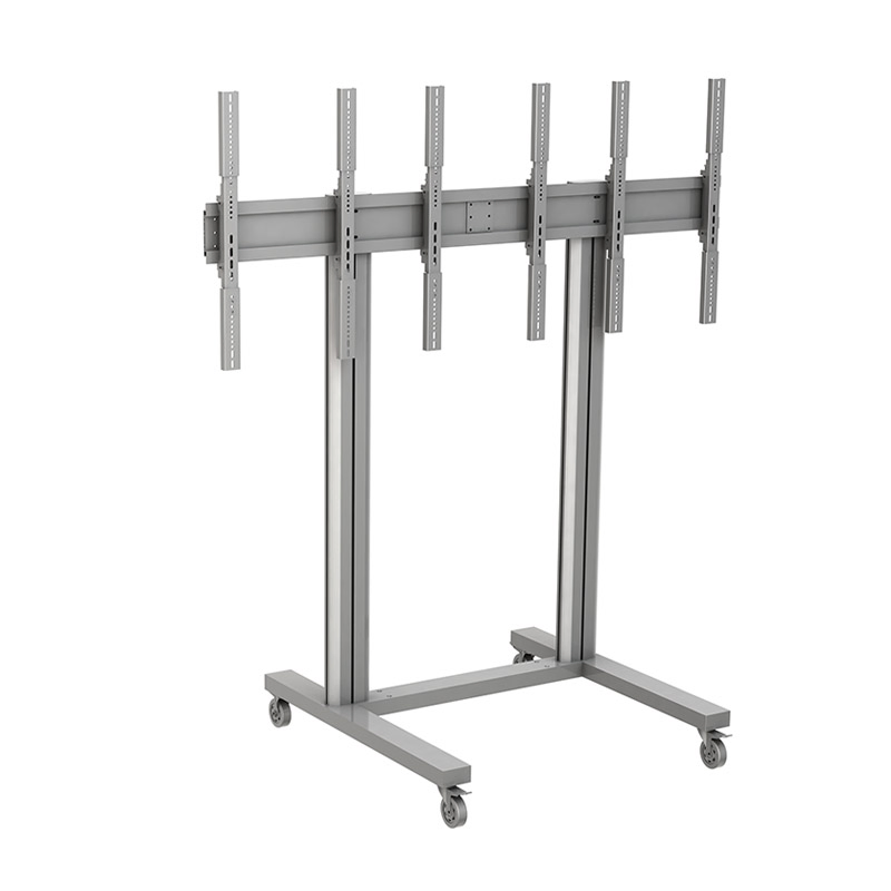 Стойка для видеостены 3 экрана 40-55 дюймов (1x3)