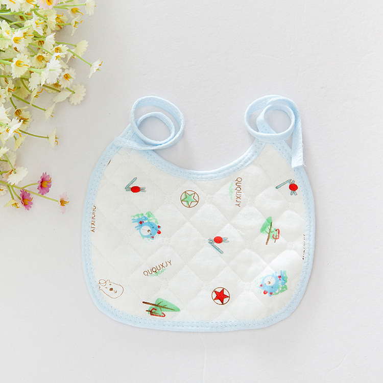 Cotton Printed Baby Independent Package Saliva Towel Cotton Bib