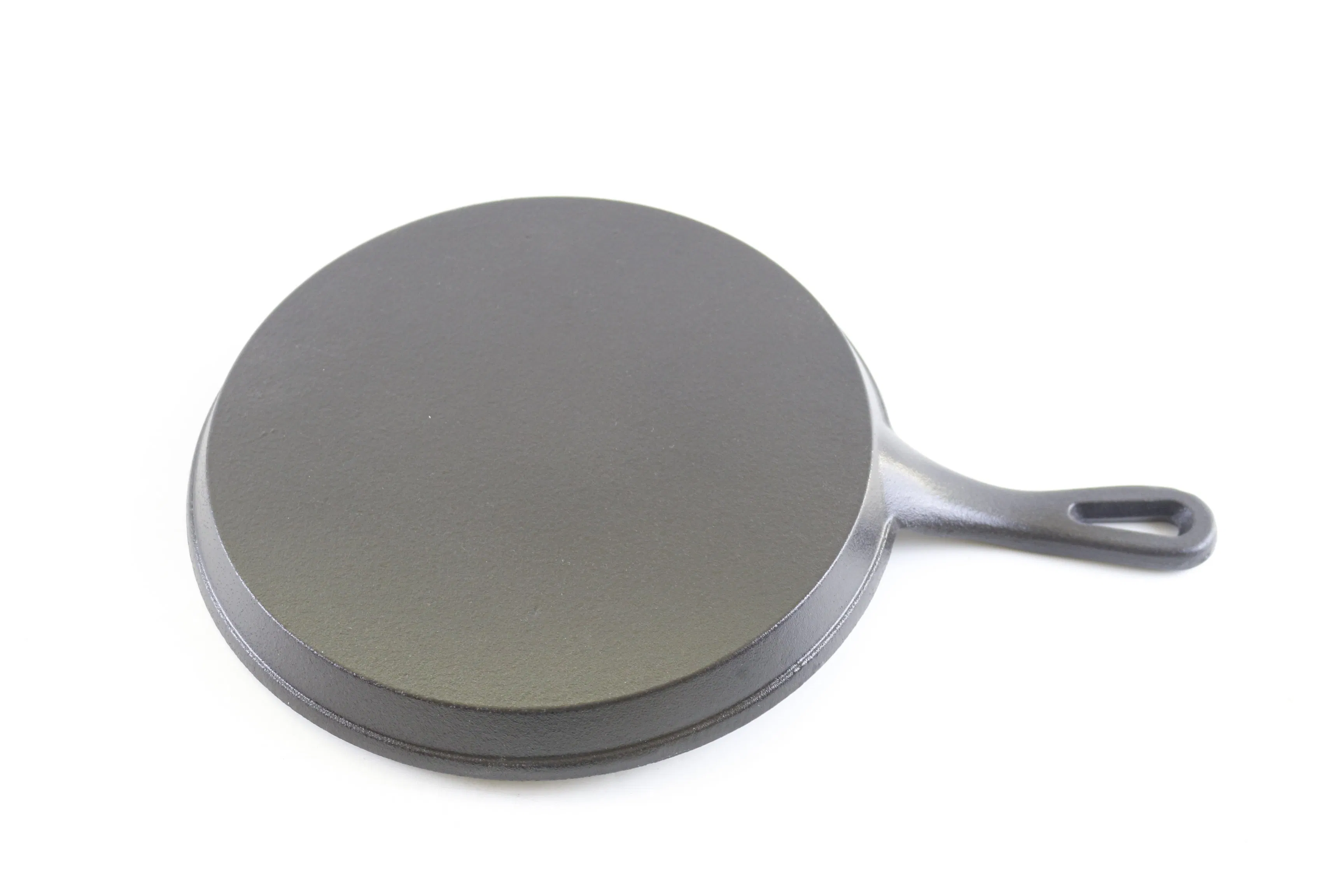 Чугунная сковорода для барбекю с ручкой