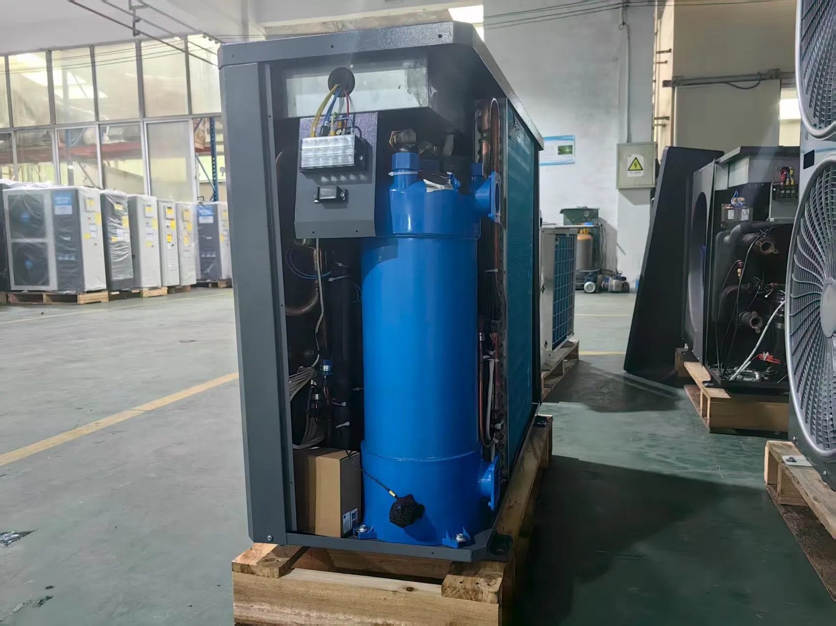 Imposol China Factory Wholesale High Cop Brand Compressor 8kw to 35kw R32 Full DC Inverter Above/in Ground Pool Air to Water Swimming Pool Heat Pump