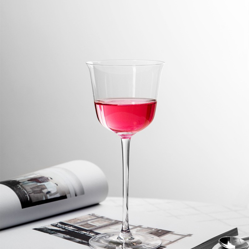 Elegant 240ml Belgian Wine Glass Goblet for Fine Dining