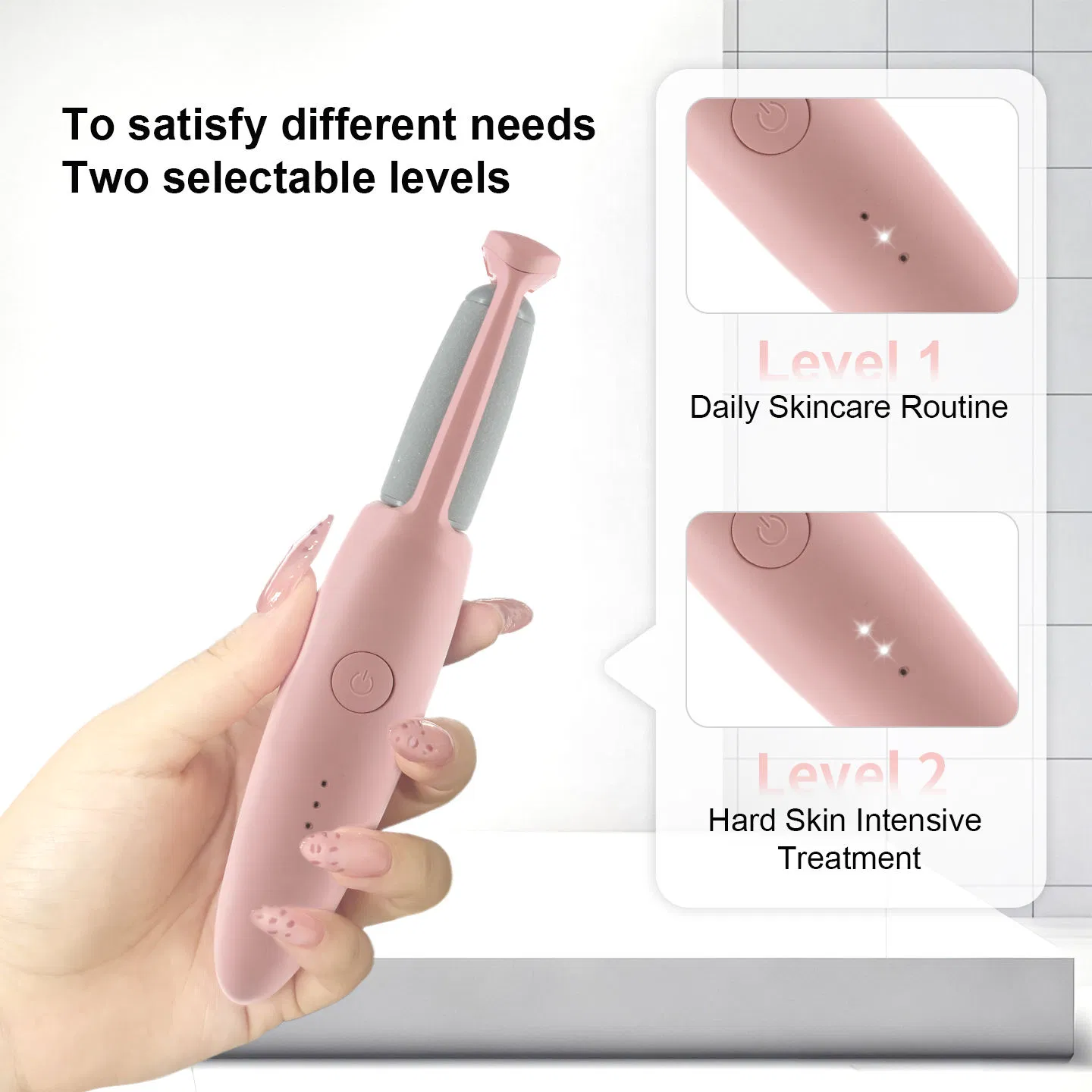 Roller Coarse Electronic Foot File Replacement Refill Remover Heads Electric Foot Grinder