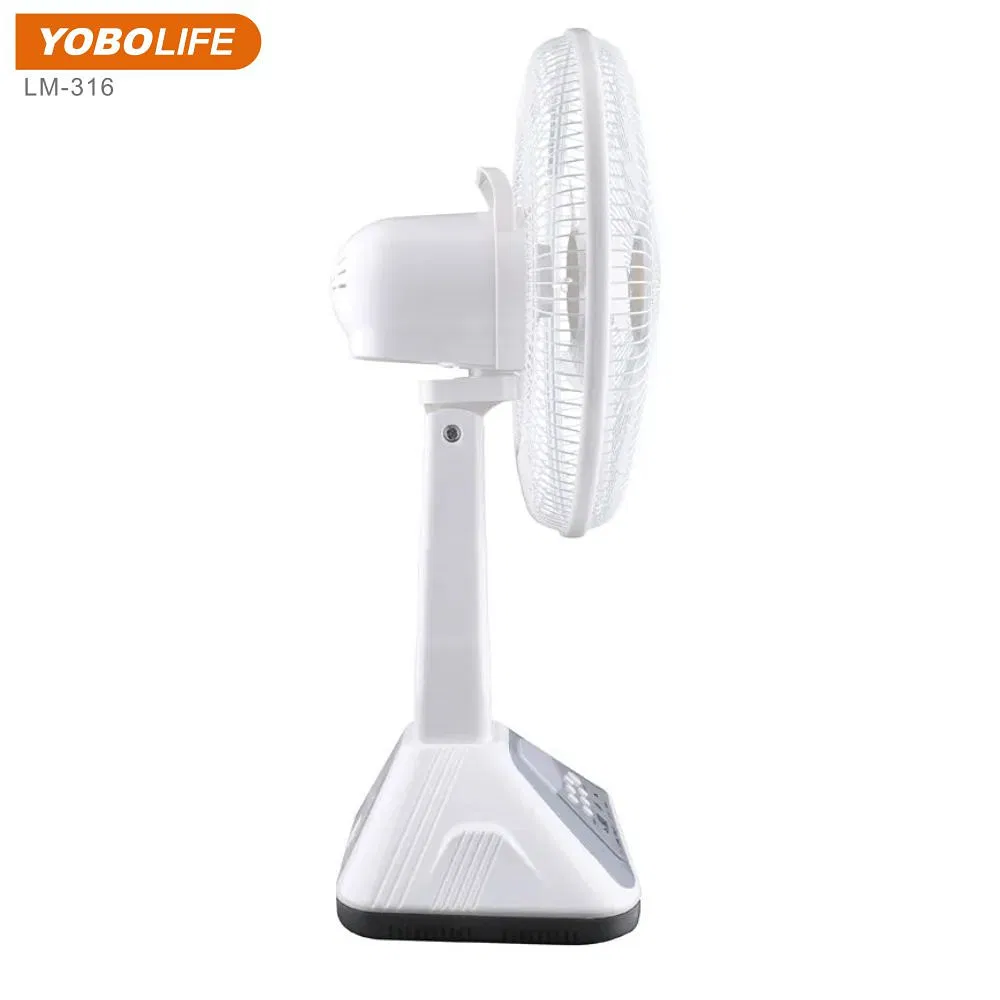 Yobolife 14 Inches Soalr Fan with Solar Panel Mobile Phone Charge