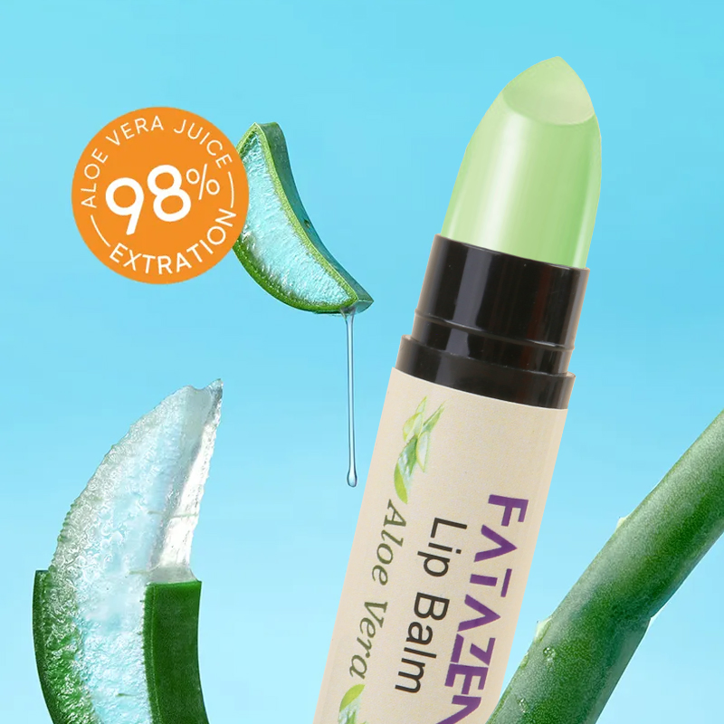 Exfoliating Moisturizing Lightening Skin Improve Lip Dullness Hydrating Aloe Vera Lip Balm