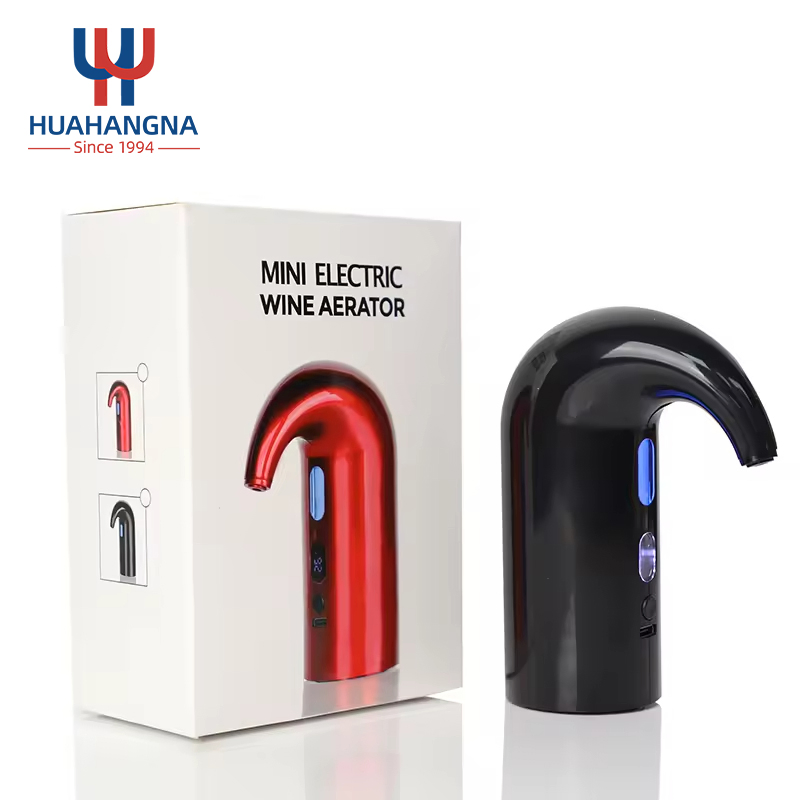Wholesale Rechargeable Wine Aerator Custom Plastic Drip Stop Wine Liquor Aerator Pourer