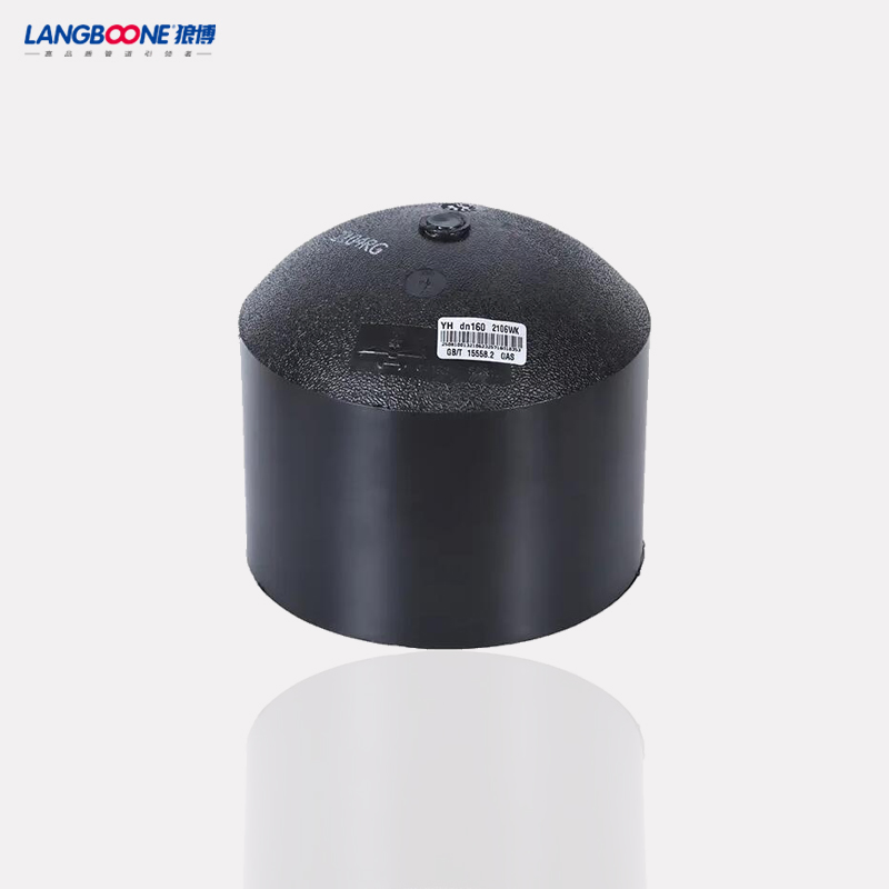 Pn10/16 Plastic End Cap HDPE Pipe TF Cap PE100 Butt Fusion Pipe Fitting