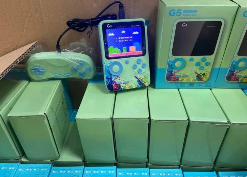 Портативная консоль G5 с 500 ретро-играми, для 2 игроков