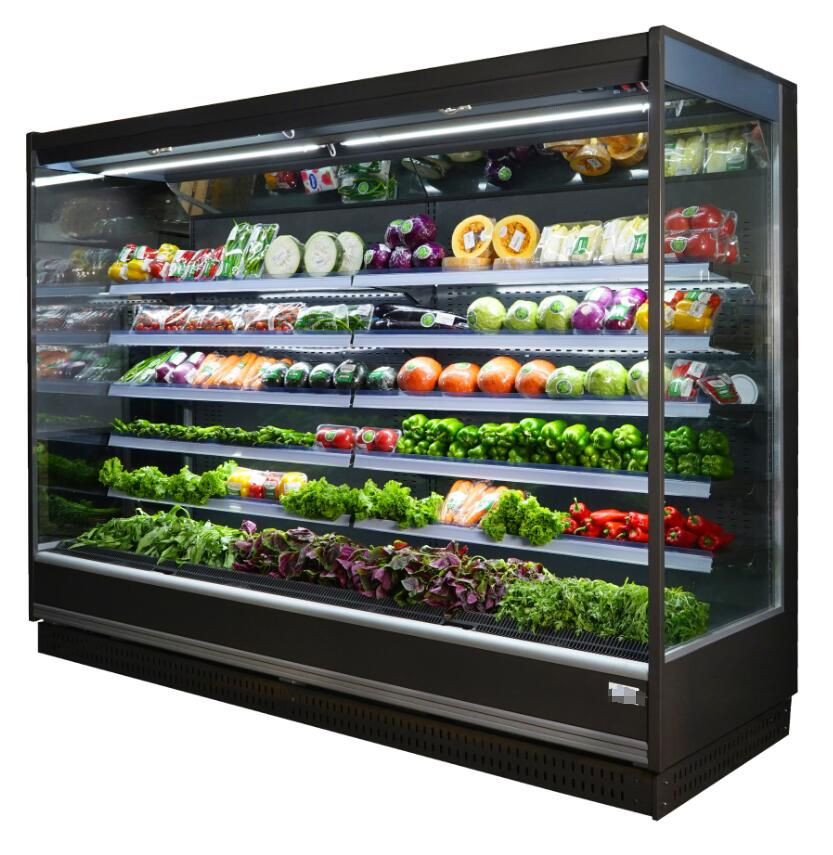 Highbright Fridge Plug-in Glass Door/Open Chiller R290 Refrigerant Supermarket Chiller