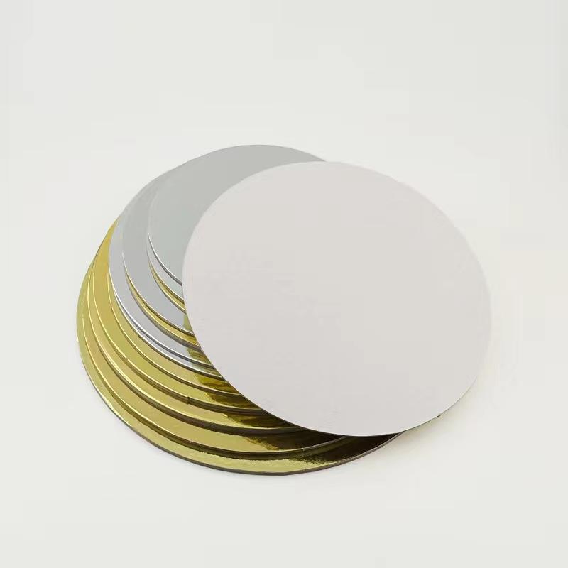 Factory Supply High Quality Customized Corrugaeted Honeycomb Round Square MDF Round Suquare Fancy Cake Board Cake Tower Tray for Wedding Party Congraduation