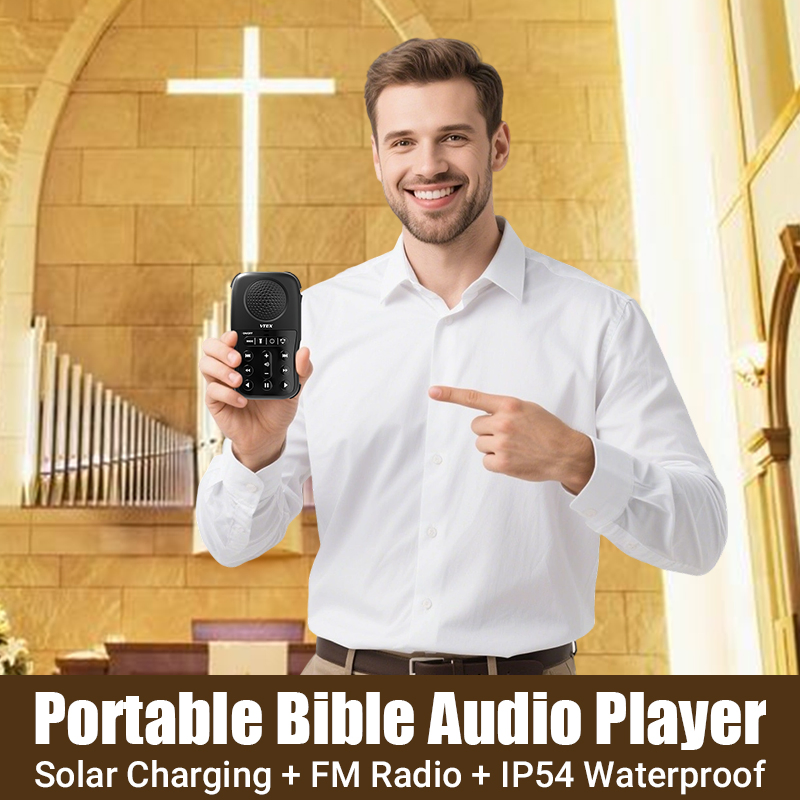 Портативный MP3-плеер на солнечной батарее с радио