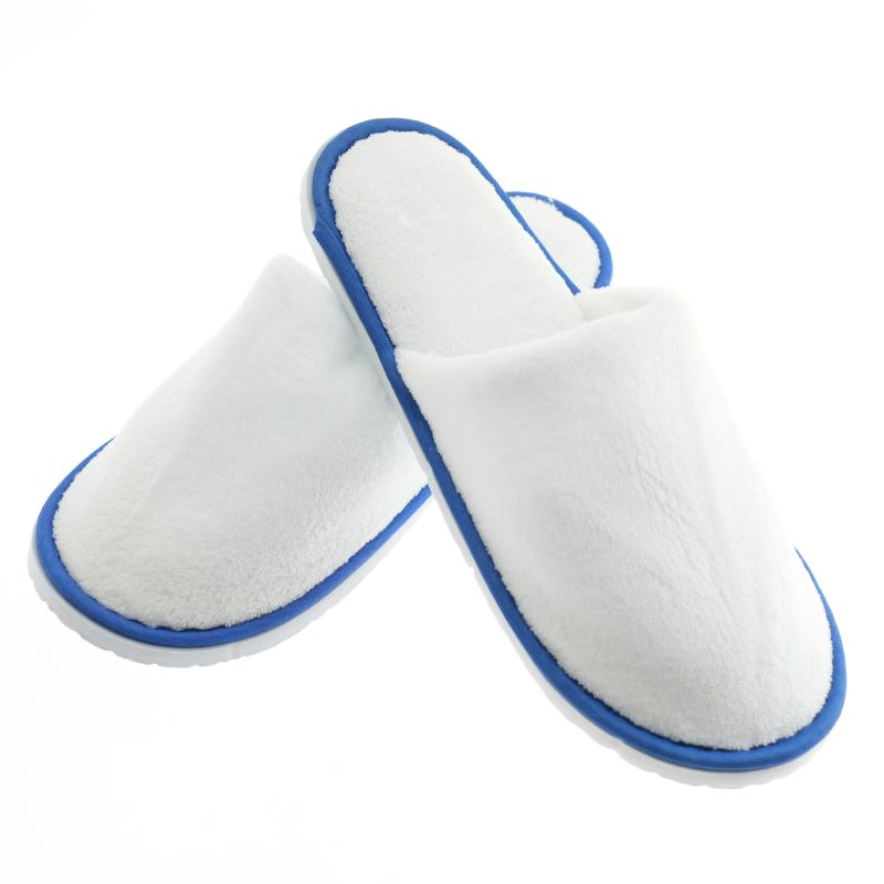 Factory Price White Non-Slip Hotel Slipper for Bedroom and Hotel Use