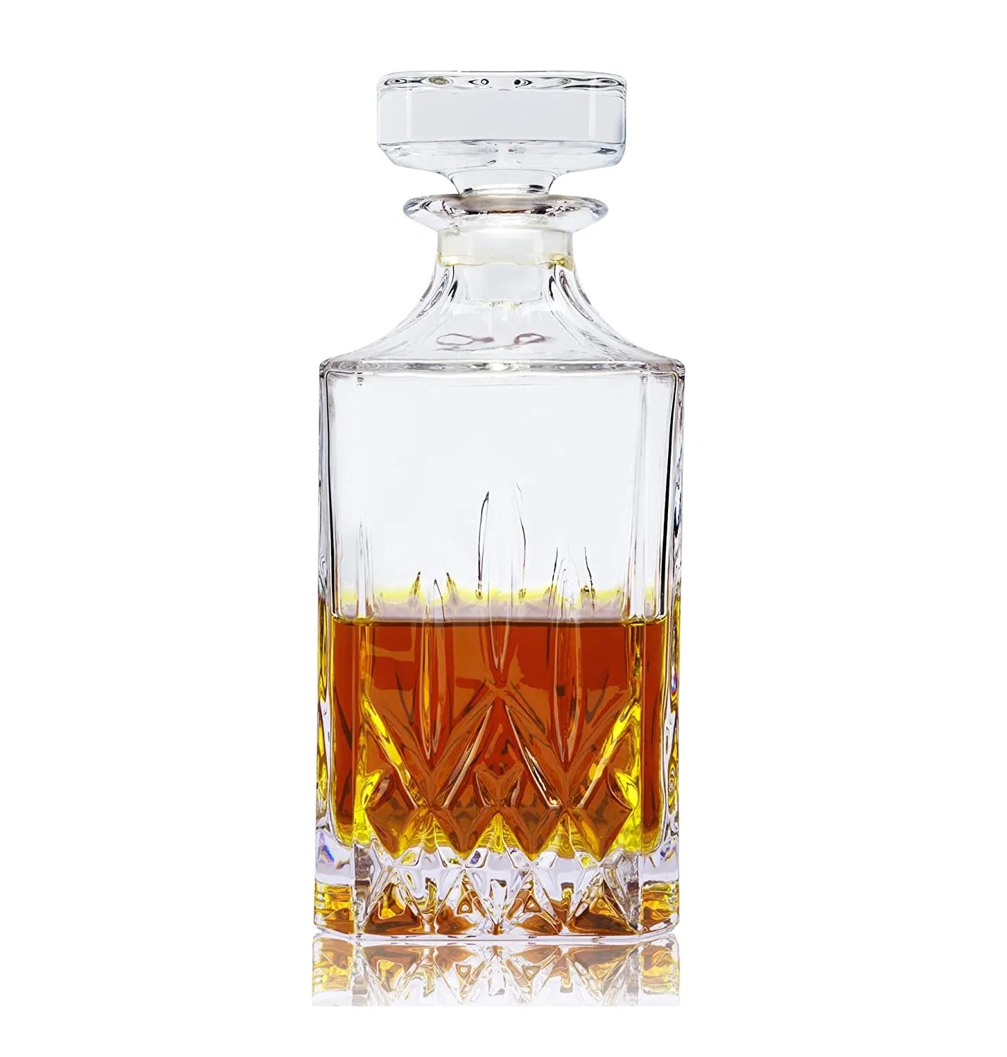 Beautiful 200ml 250ml 500ml Clear Wine Bottle Vodka Whiskey Decanter Creative Miniature Empty Wine Bottle with Cap Wholesale Glassware