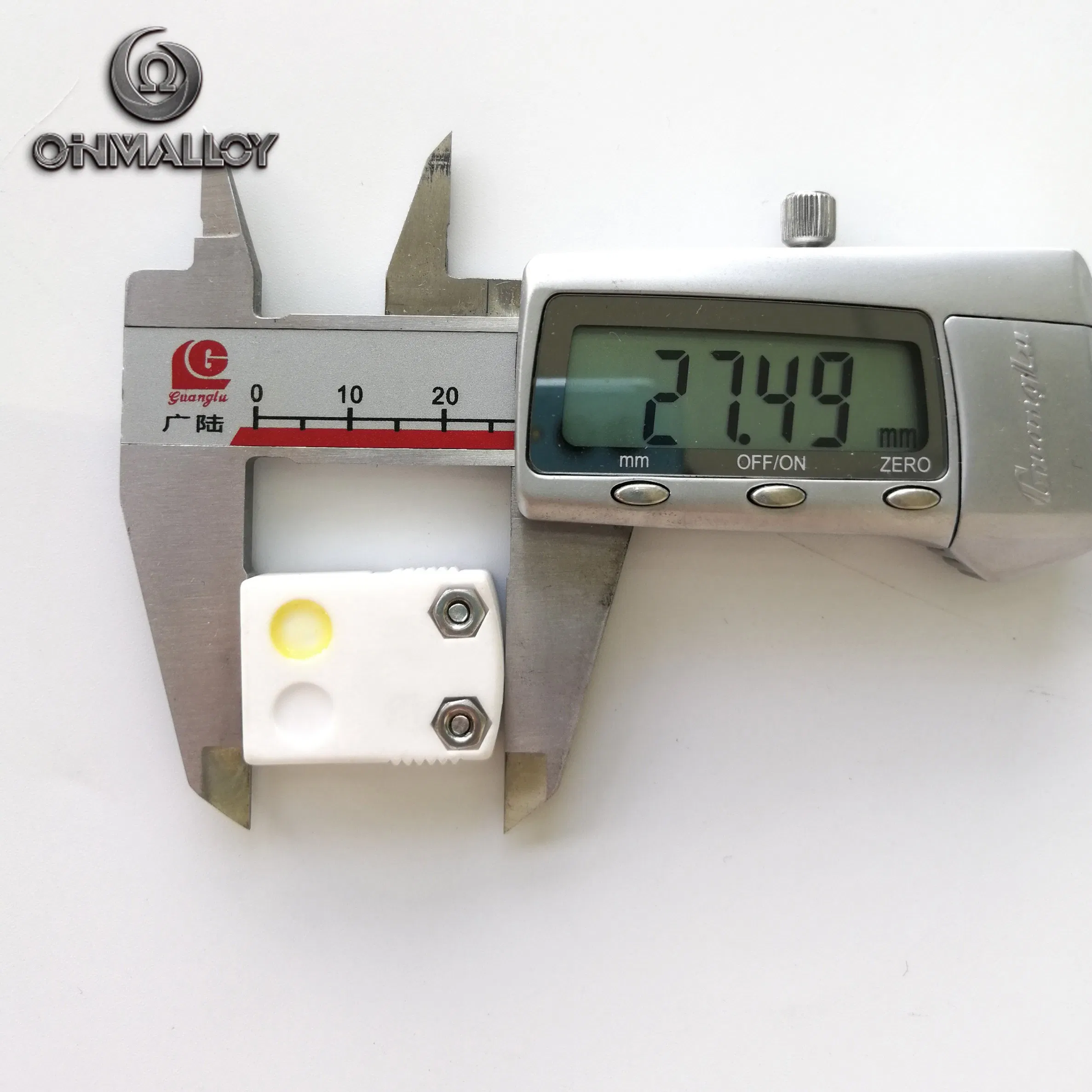 Female Ceramic White 500c Thermocouple Miniature Connector K Type