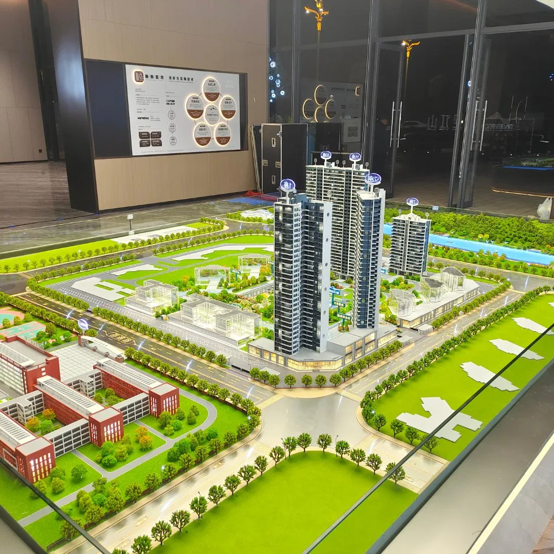 High End Large-Scale Residential Apartment Scale Model Making for Real Estate Sales Display