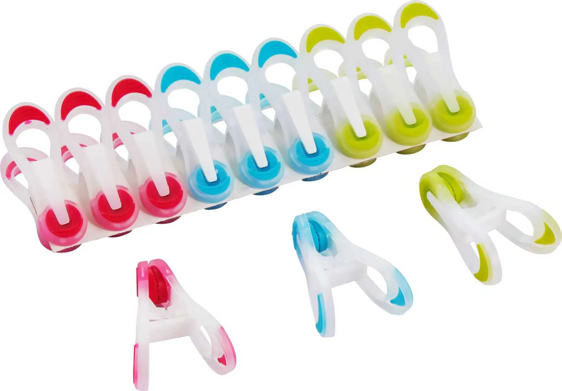 Прочные пластиковые прищепки для белья и творчества