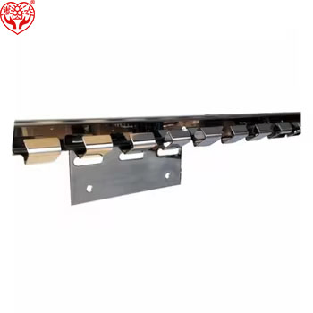 Xieren PVC Curtain PVC Strip Curtain Kits Stainless Steel Hanger and Clamp Clip Easy Installation