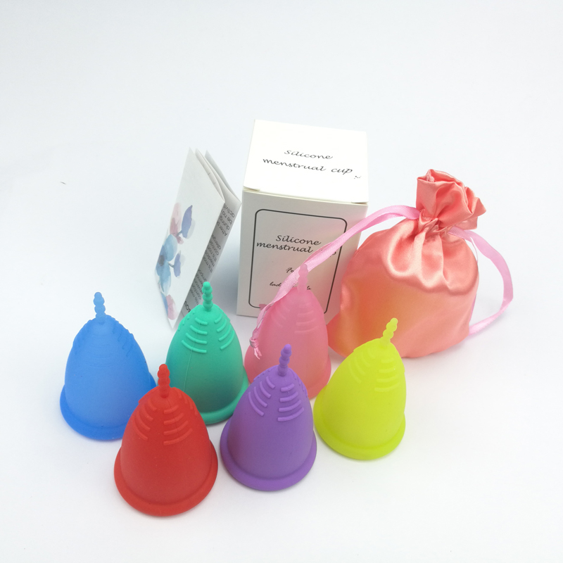 FDA Hot Women Lady Girl Period Silicone Copa Menstrual Cup