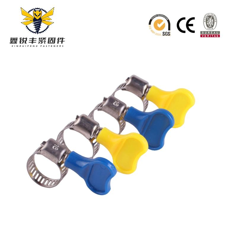 China 8-12mm Tight Lock Screw Worm Drive American Type Hose Clamp