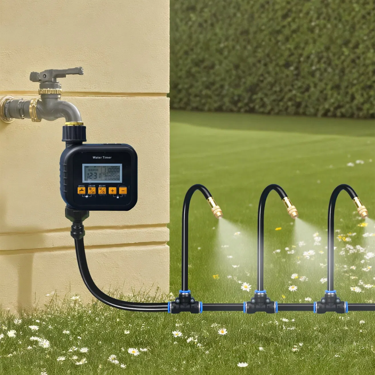 Complete Sprinkler Irrigation System for DIY Garden Irrigation Projects