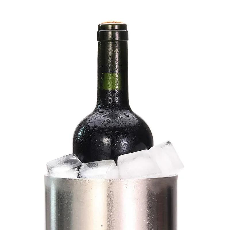 Wholesale Beer Ice Bucket 750ml Stainless Steel Wine Bottle Chiller Bucket