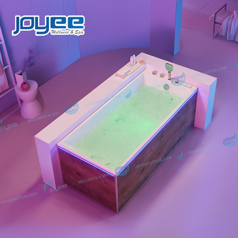 Угловая акриловая ванна с гидромассажем Joyee Luxury