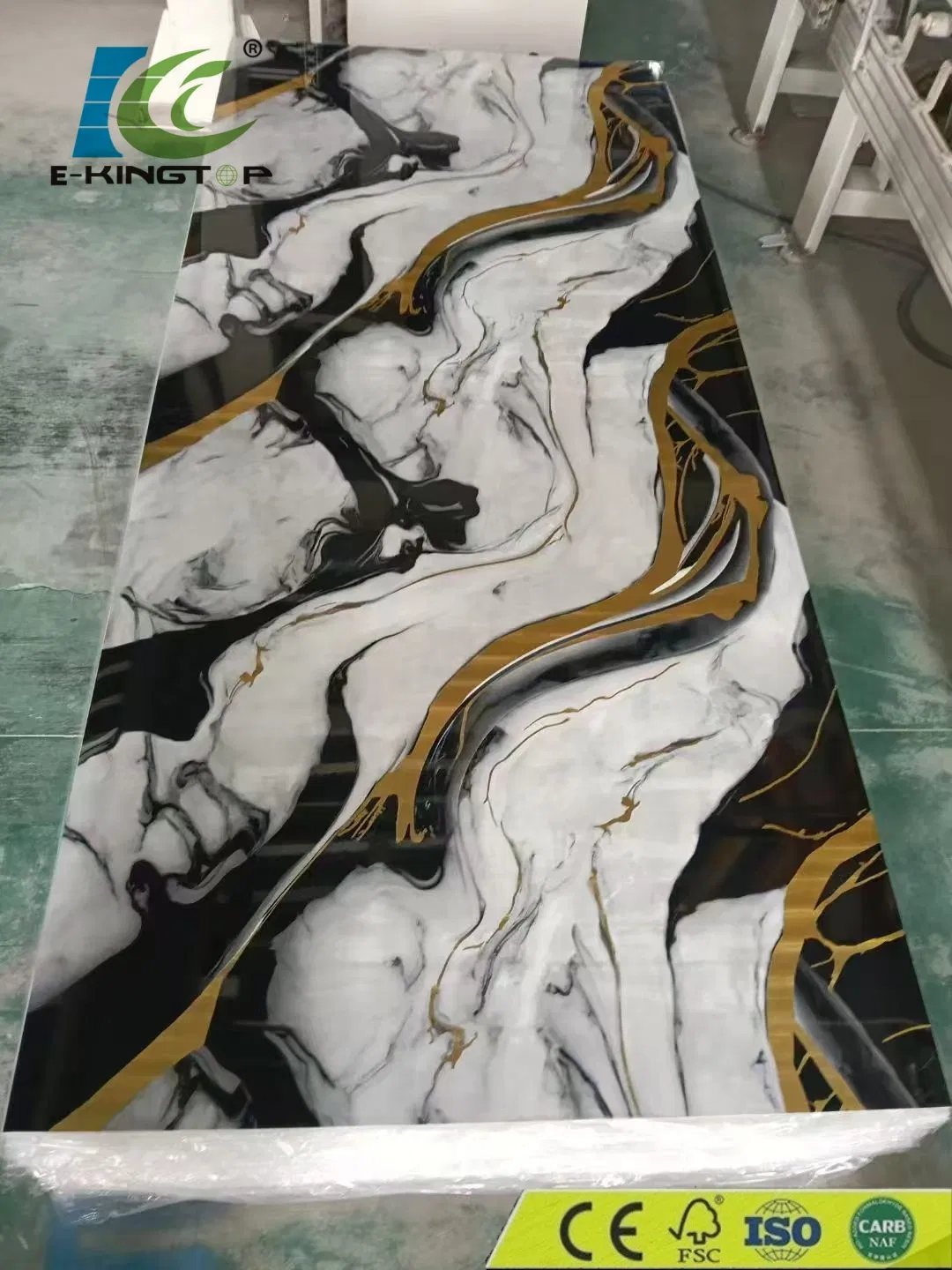 Easy Install Luxury 3D UV PVC Marble Wall Panel/PVC Marble Sheet Board/PVC Wall