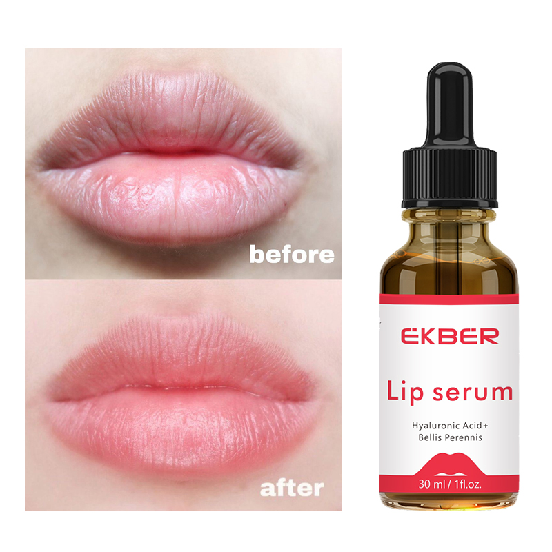 Natural Hyaluronic Acid Lip Plumping Lightening Serum Lip Oil Vegan