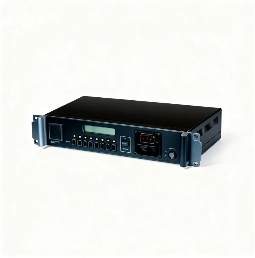 Professional Intelligent 12-Channel High-Current Sequential Power Management Controller with Dual Filtering and RS232 Control