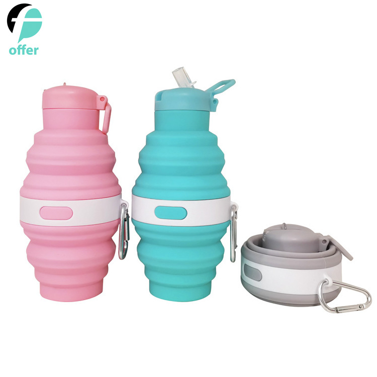Collapsible Silicone Water Cup Portable Outdoor Bottle